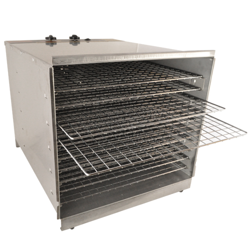 Avantco 12 Tray Stainless Steel Food Dehydrator with Glass Door