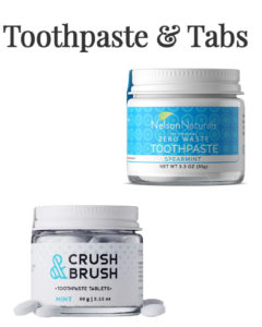 Plastic-Free Nelson Natural Crush and Brush and Toothpaste 