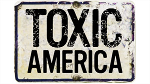 toxic america sign